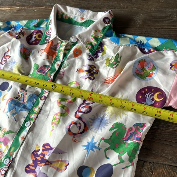 Boutique drop waist balloon sleeved midi dress NWOT size M (8/10) - Picture 11 of 13